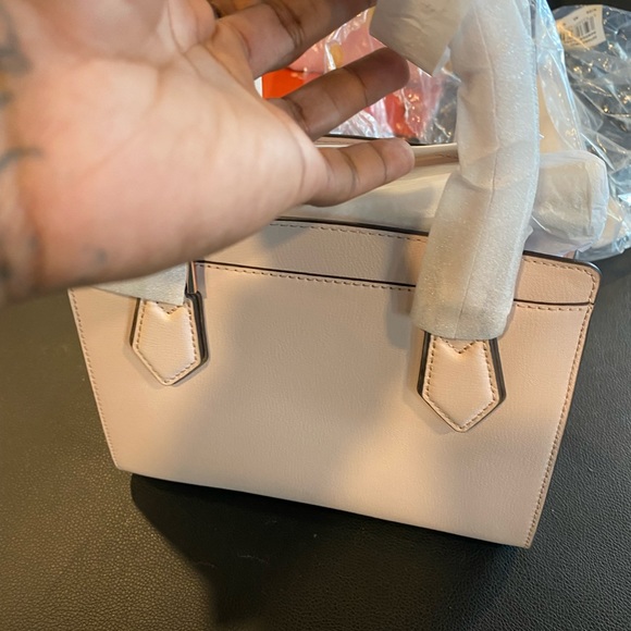 Pink Michael Kors Purse with custom painting on front. - Picture 3 of 3